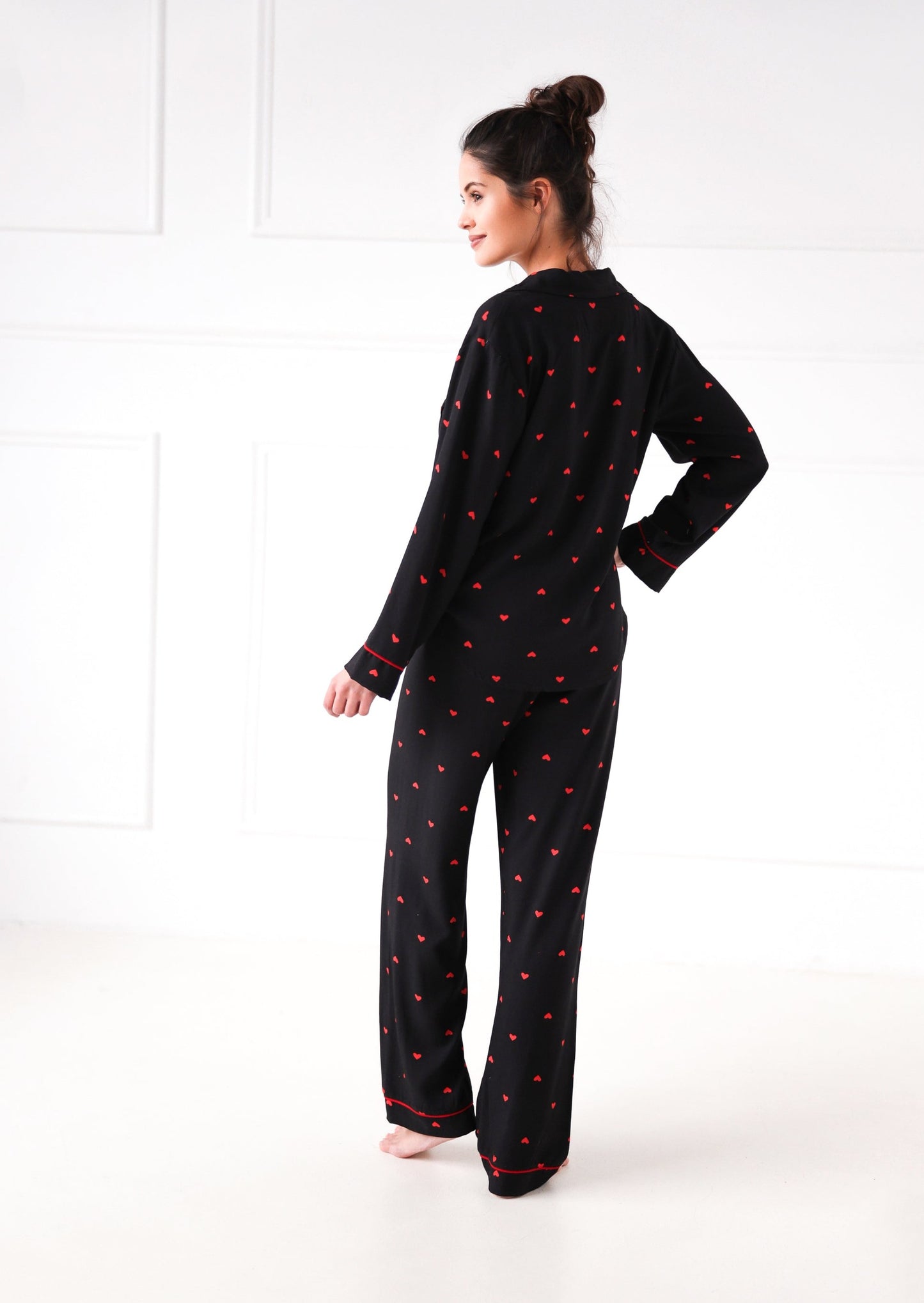 ROLLING IN LOVE - Pajamas pants 100% soft viscose