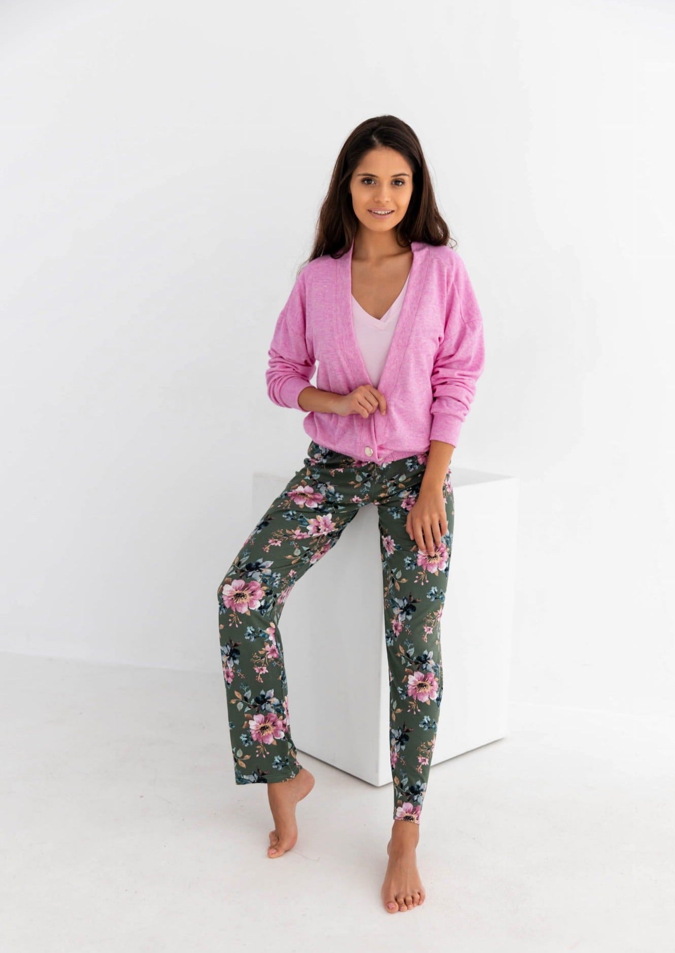 PINKY - Gilet rose doux et confortable