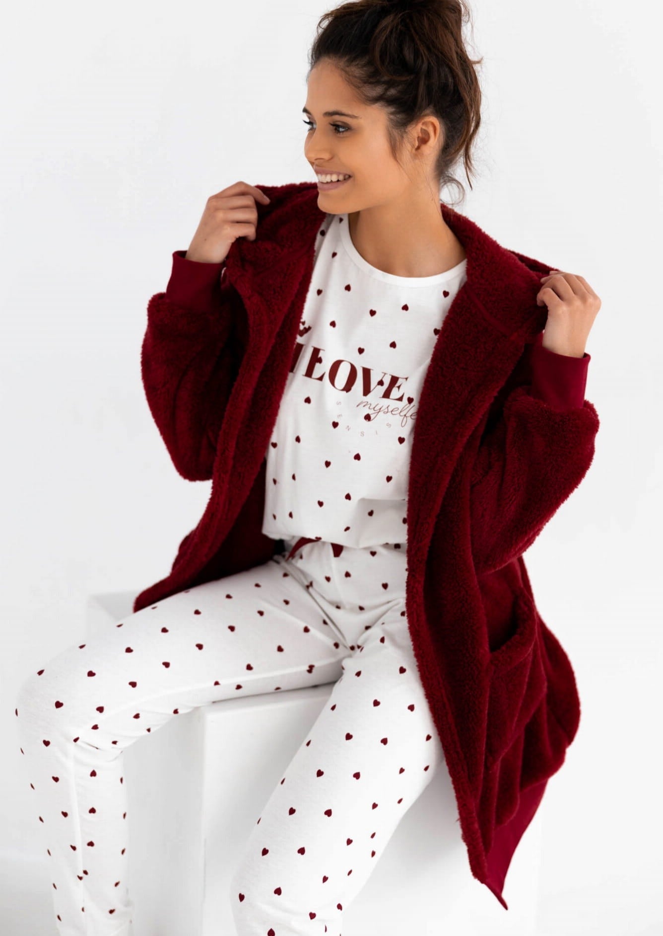 LOVE - Veste d'intérieur polaire luxueusement douce