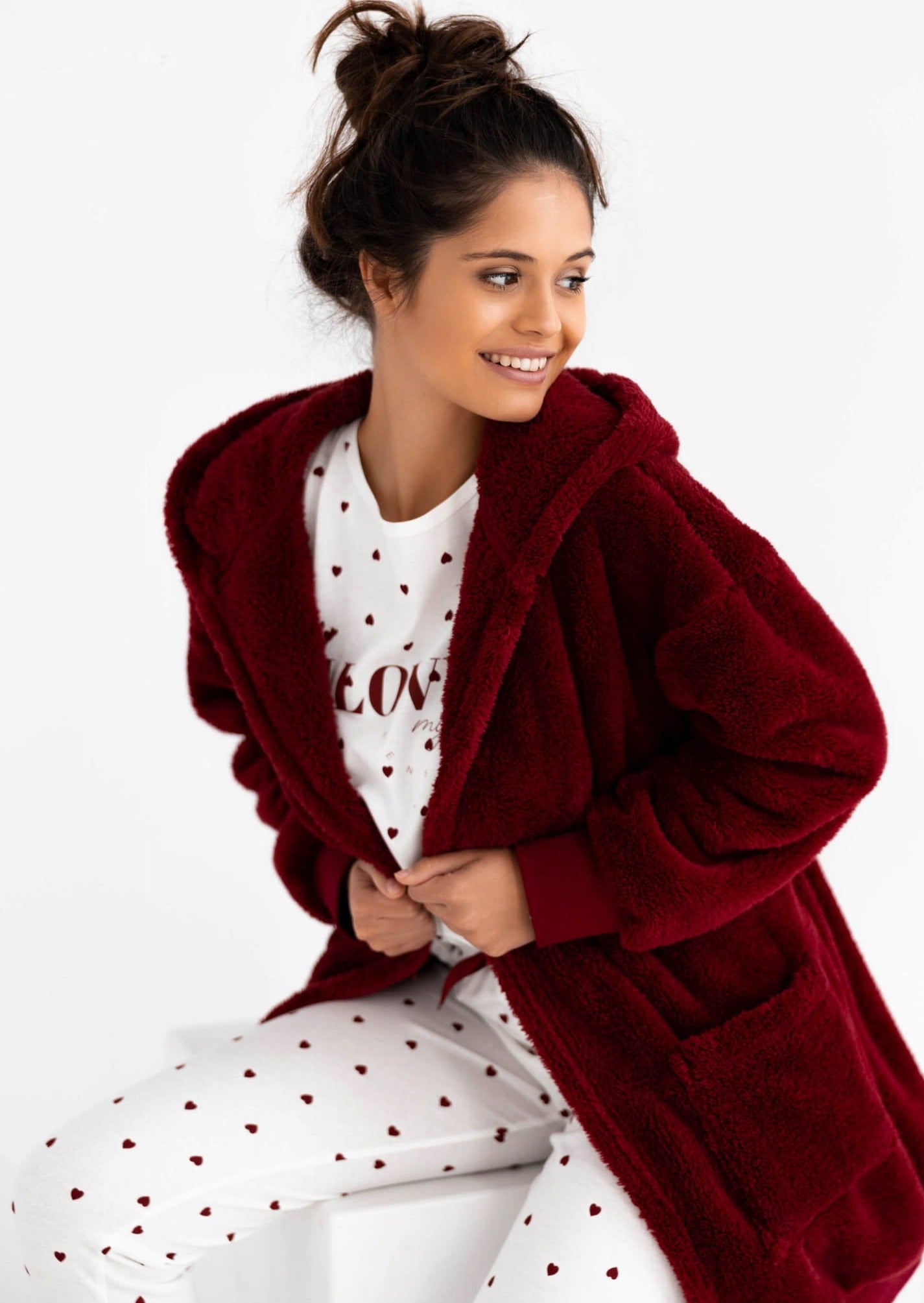 LOVE - Veste d'intérieur polaire luxueusement douce
