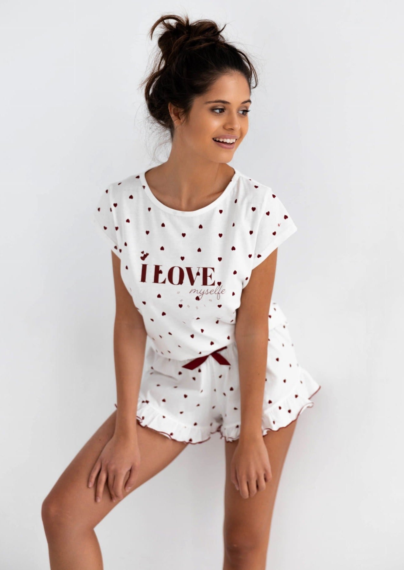 Pyjama short femme, pujazma femme 100% coton, pyjama femme coton pas cher, pyjama femme etam