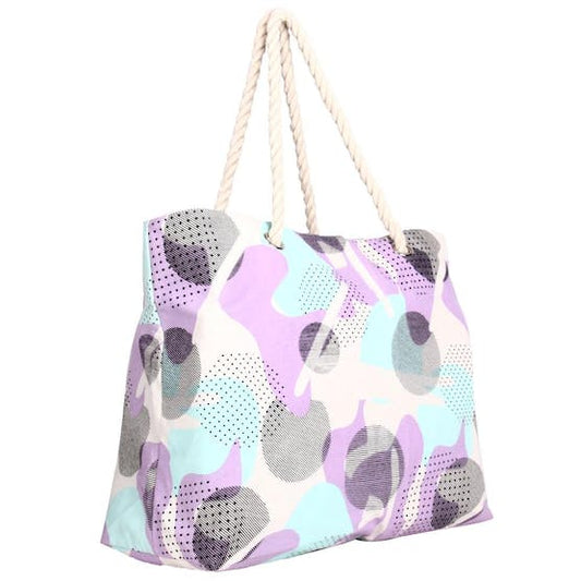 Grand tote bag coloré - Grand sac cabas