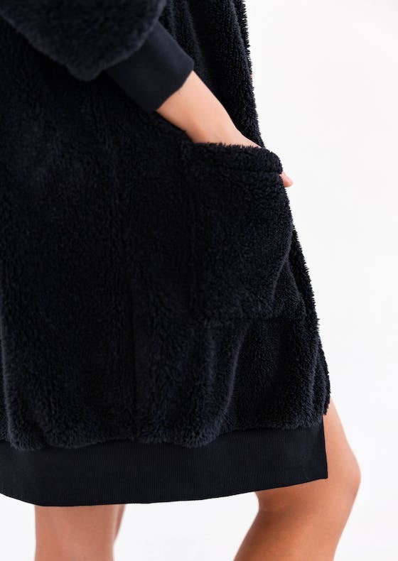 BLACK - Veste d'intérieur polaire luxueusement douce