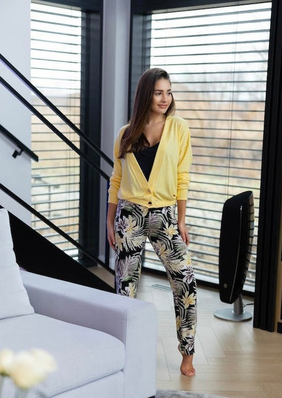 MARTIKA - Gilet jaune doux et confortable