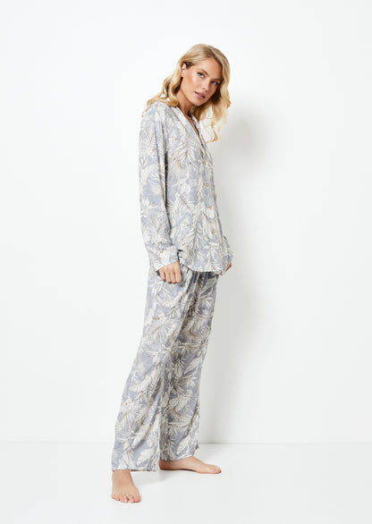 ADORIA - Viscose shirt &amp; pants pajamas