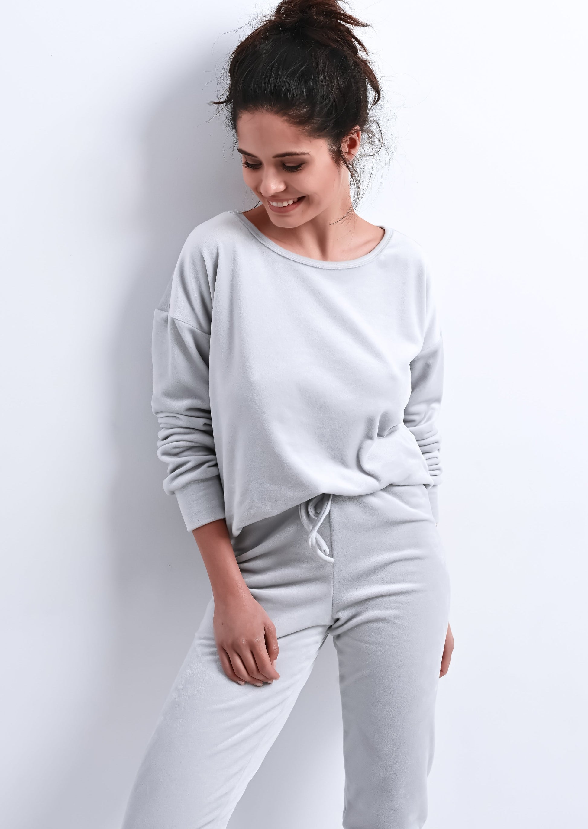 SILVER- Ultra-soft Angora pajama pants