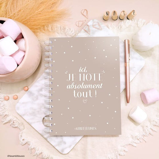 NoteBook - Cocooning Taupe
